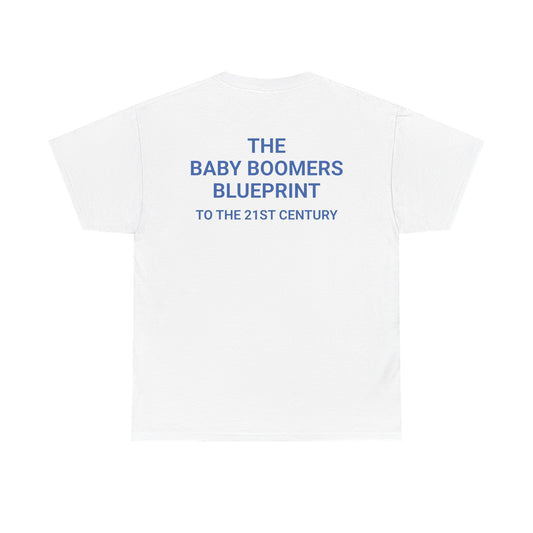 Legacy is Calling Tee - Classic Heavy Duty Fit (White/Blue)