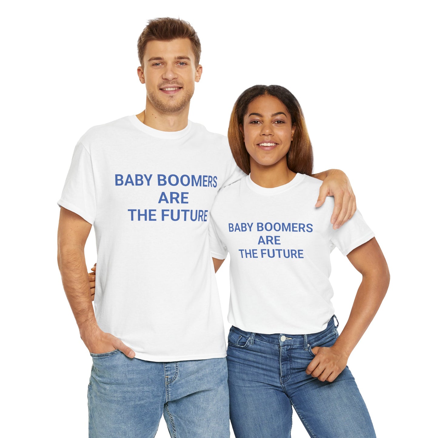 Legacy is Calling Tee - Classic Heavy Duty Fit (White/Blue)