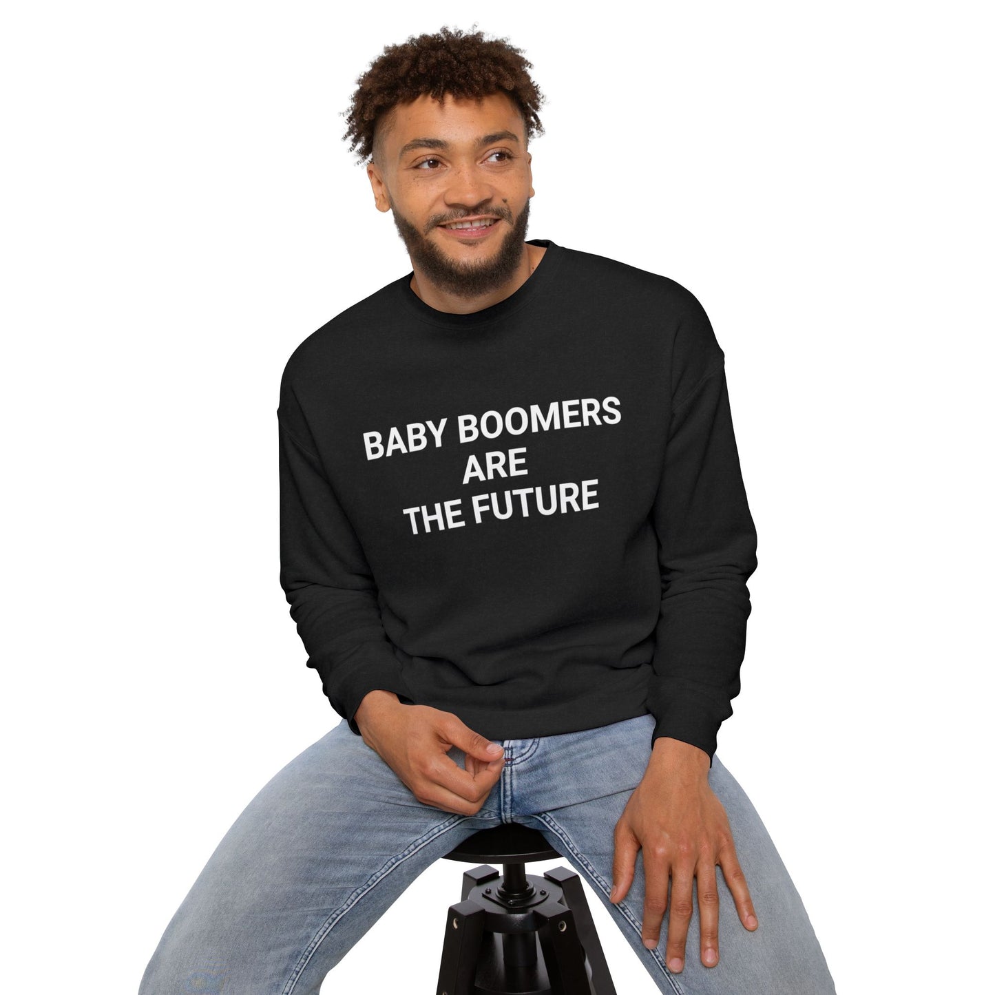 Legacy Is Calling Sweatshirt (Black) - Airlume Cotton