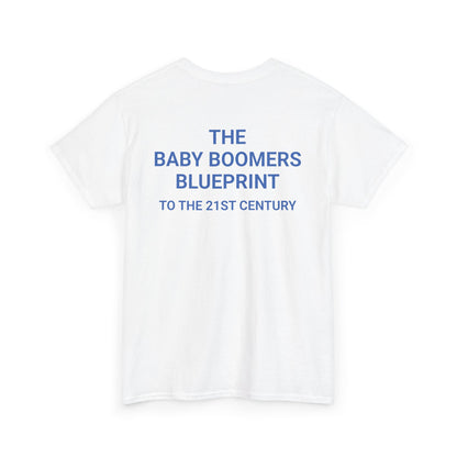 Legacy is Calling Tee - Classic Heavy Duty Fit (White/Blue)