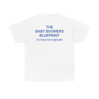 Legacy is Calling Tee - Classic Heavy Duty Fit (White/Blue)